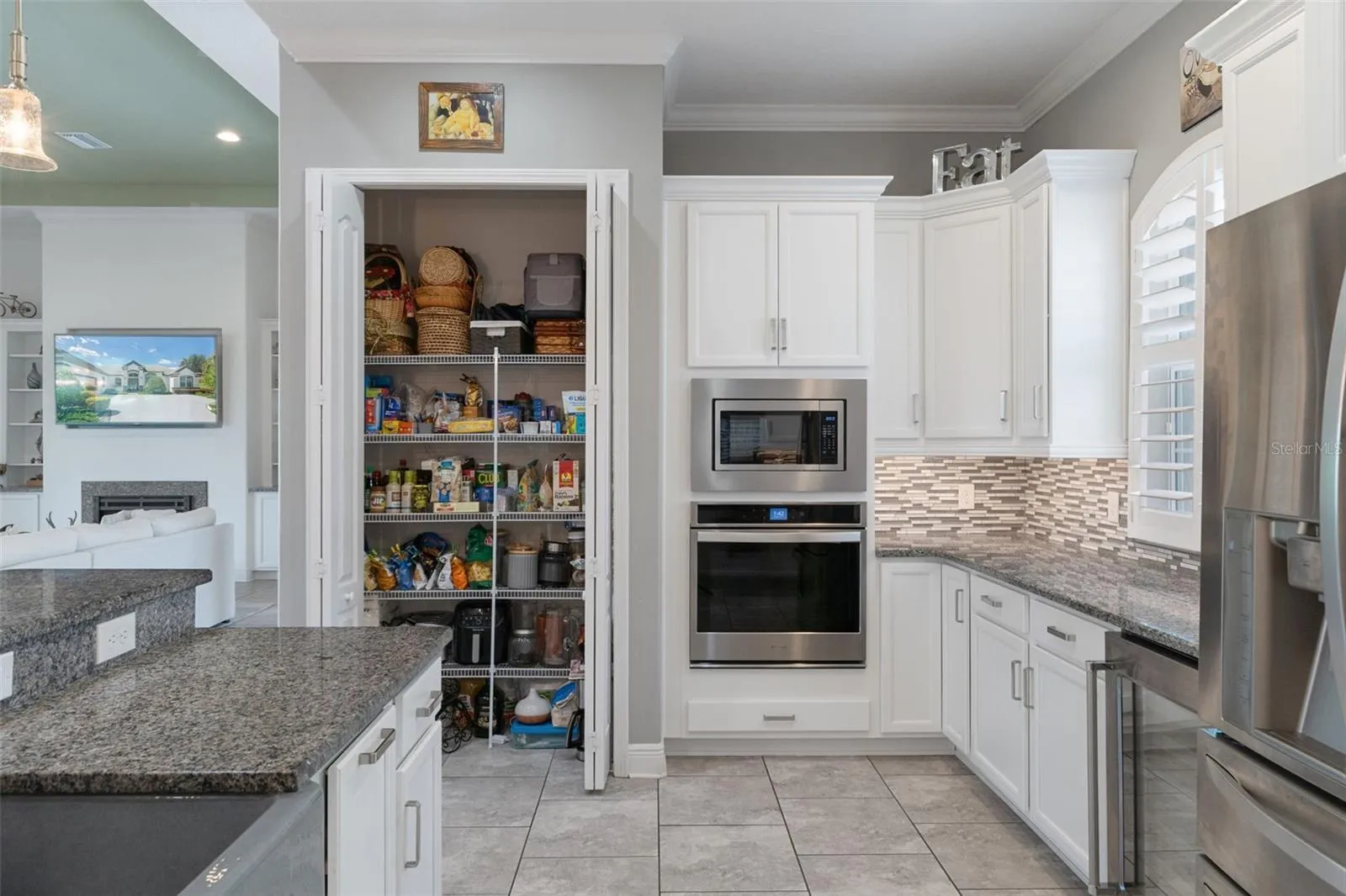 two large pantries