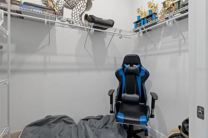 guest bedroom walk in closet