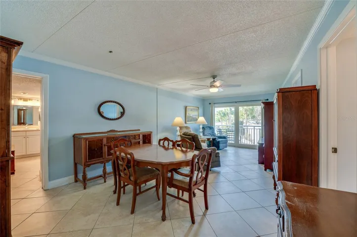 Dedicated dining space with room for a full table, seamlessly flowing into the living area—ideal for everyday meals or entertaining.