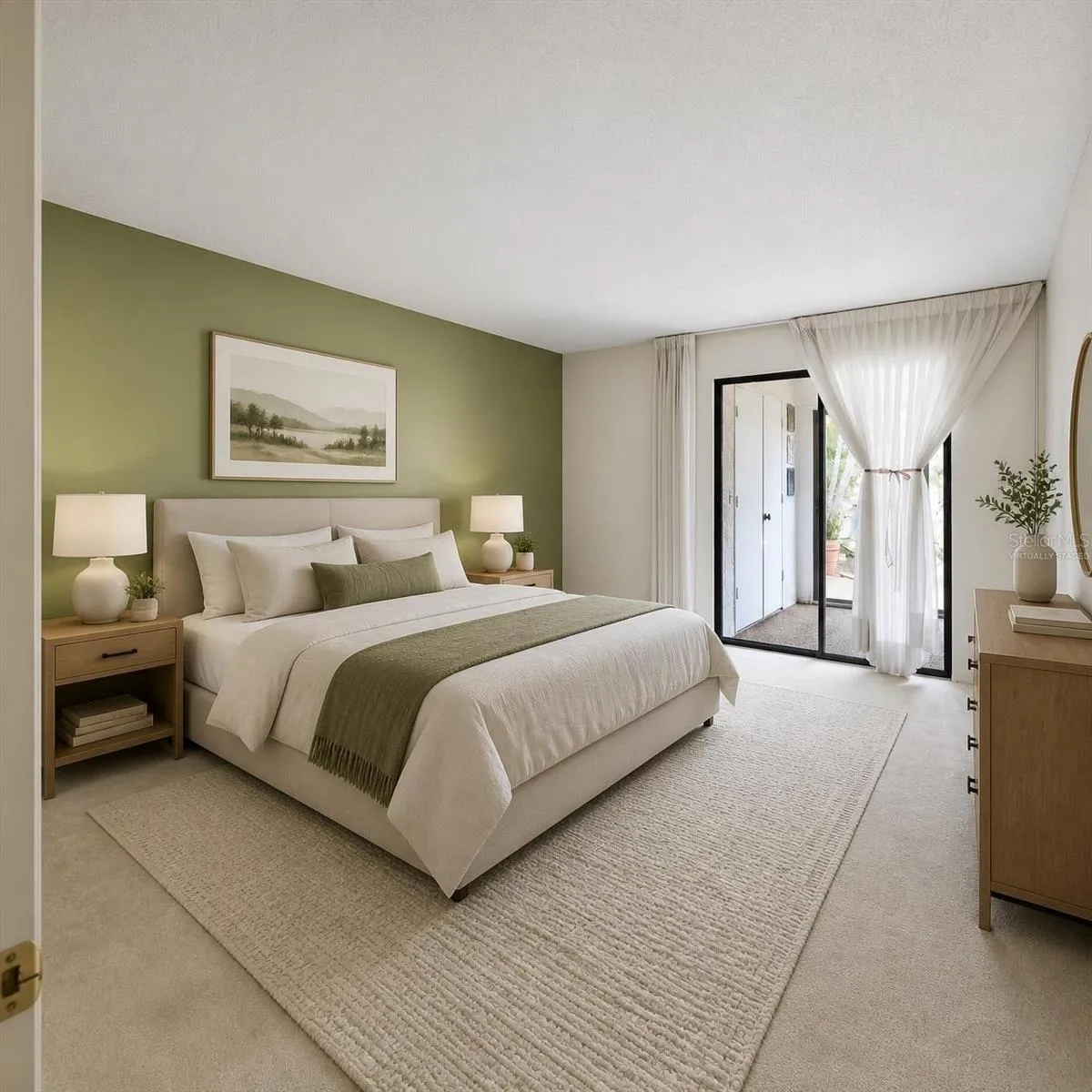 Primary bedroom - Virtually Staged