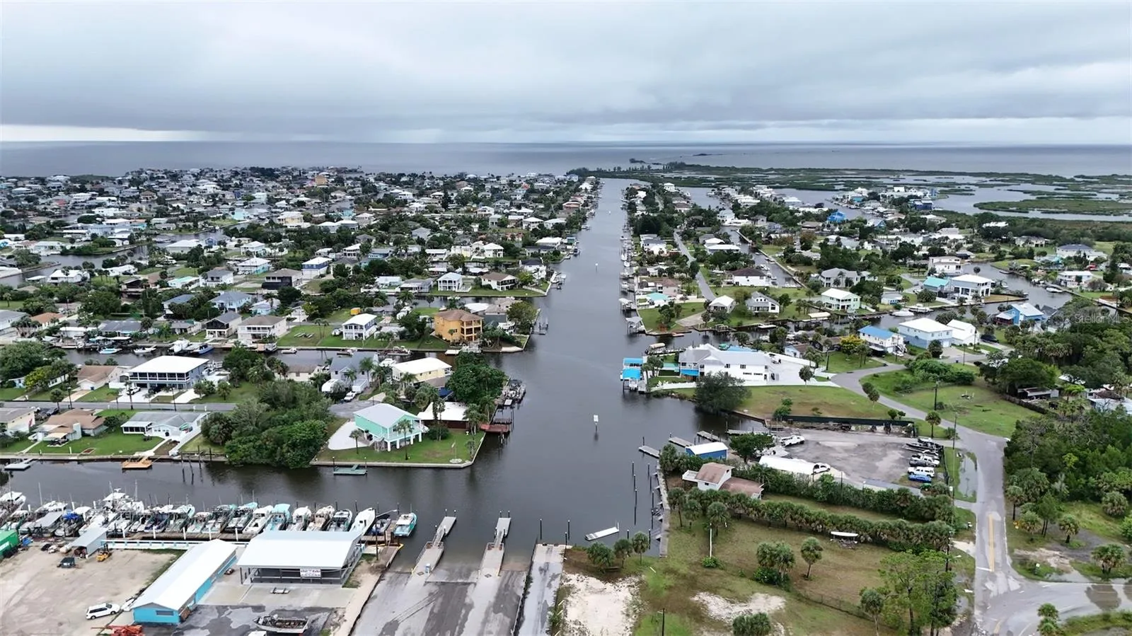 Hernando Beach Boat Ramp - Aerial