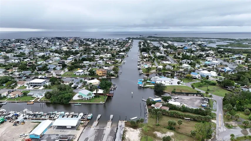 Hernando Beach Boat Ramp - Aerial