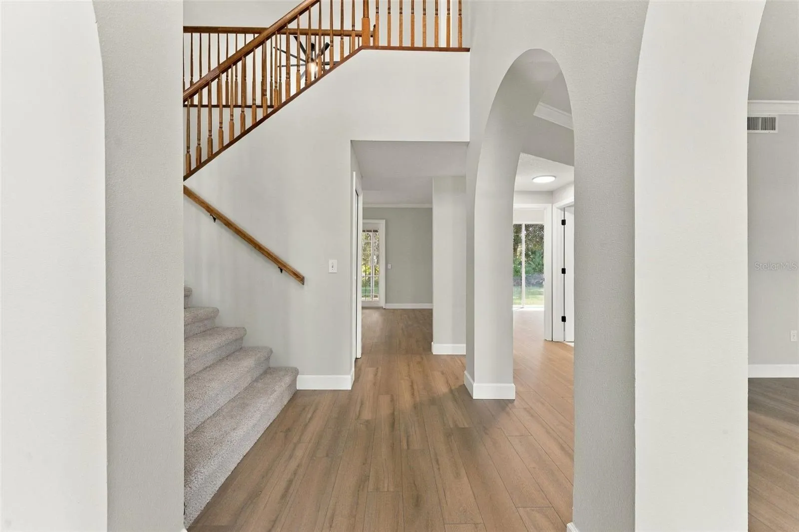 View upon entering front door