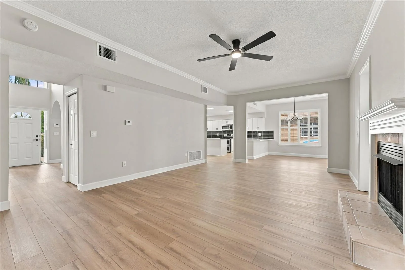 Beautiful new luxury vinyl plank flooring throughout