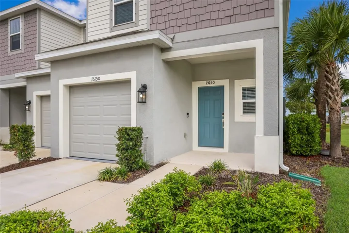 The front entry provides a warm entrance to welcome family and friends and has a soft and neutral color scheme perfect for Florida! The entry also includes a Ring doorbell as well as a keyless entry pad!