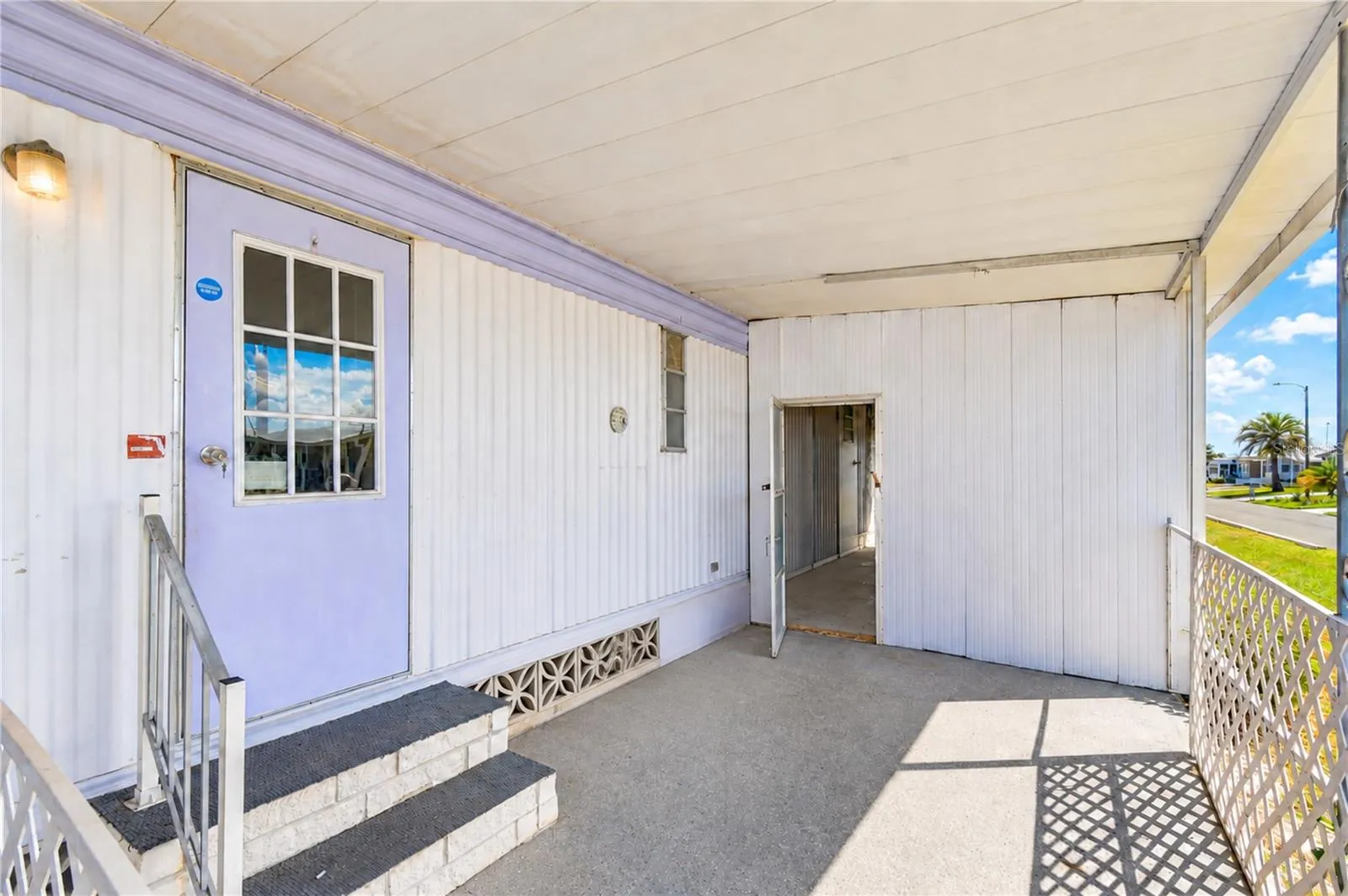 Carport Entrance