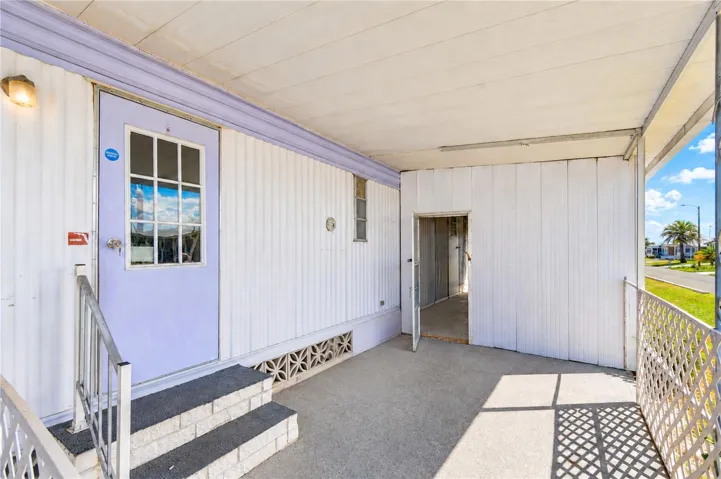 Carport Entrance