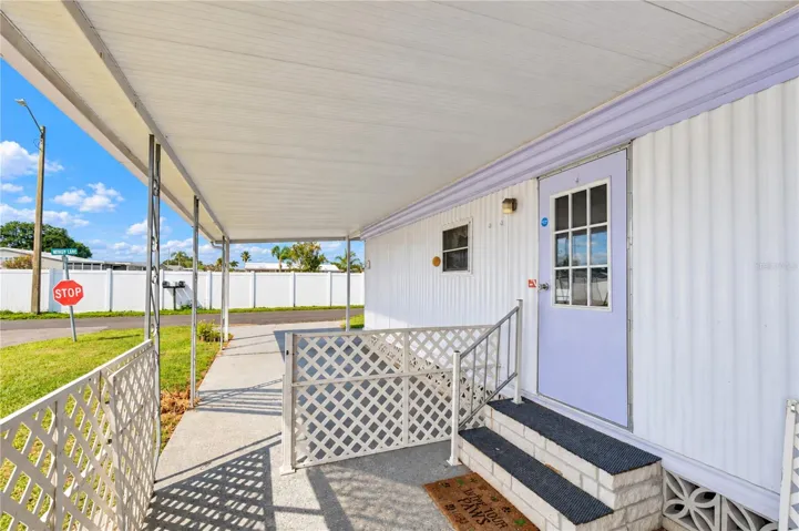 Carport Entrance