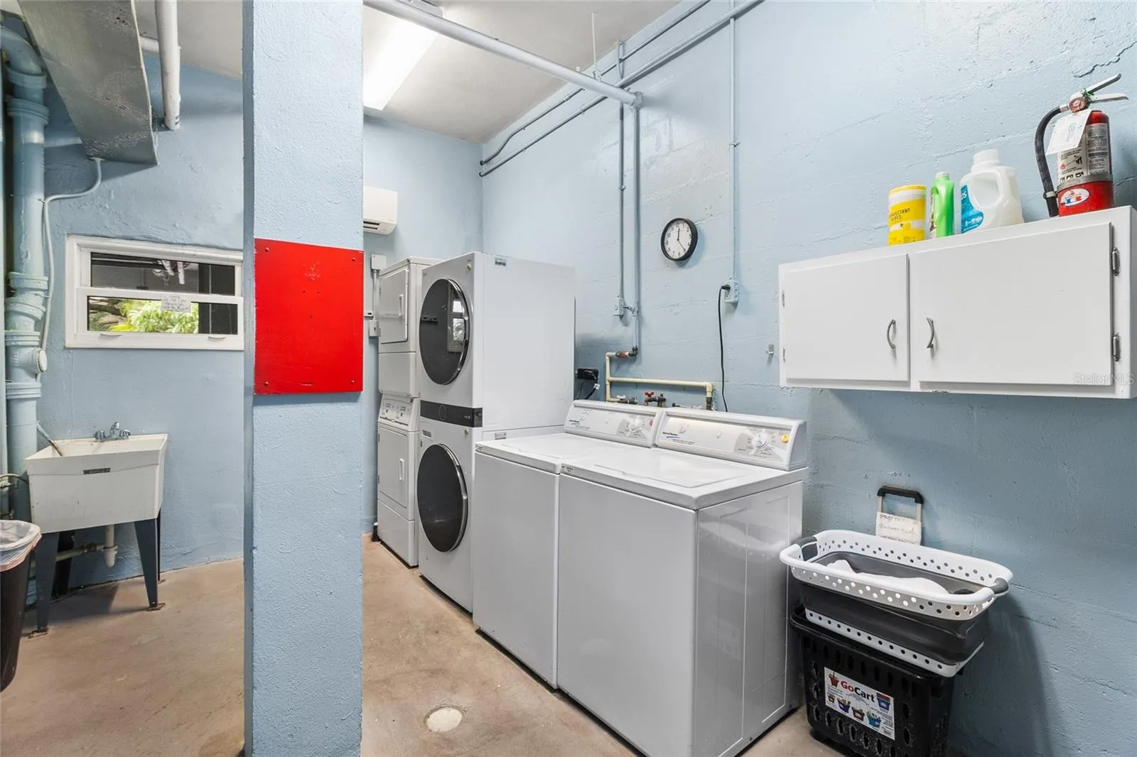 Shared laundry with plenty of machines to serve our 38 units