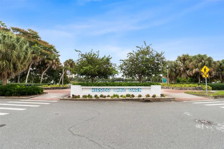 Just blocks from beautiful Mirror Lake