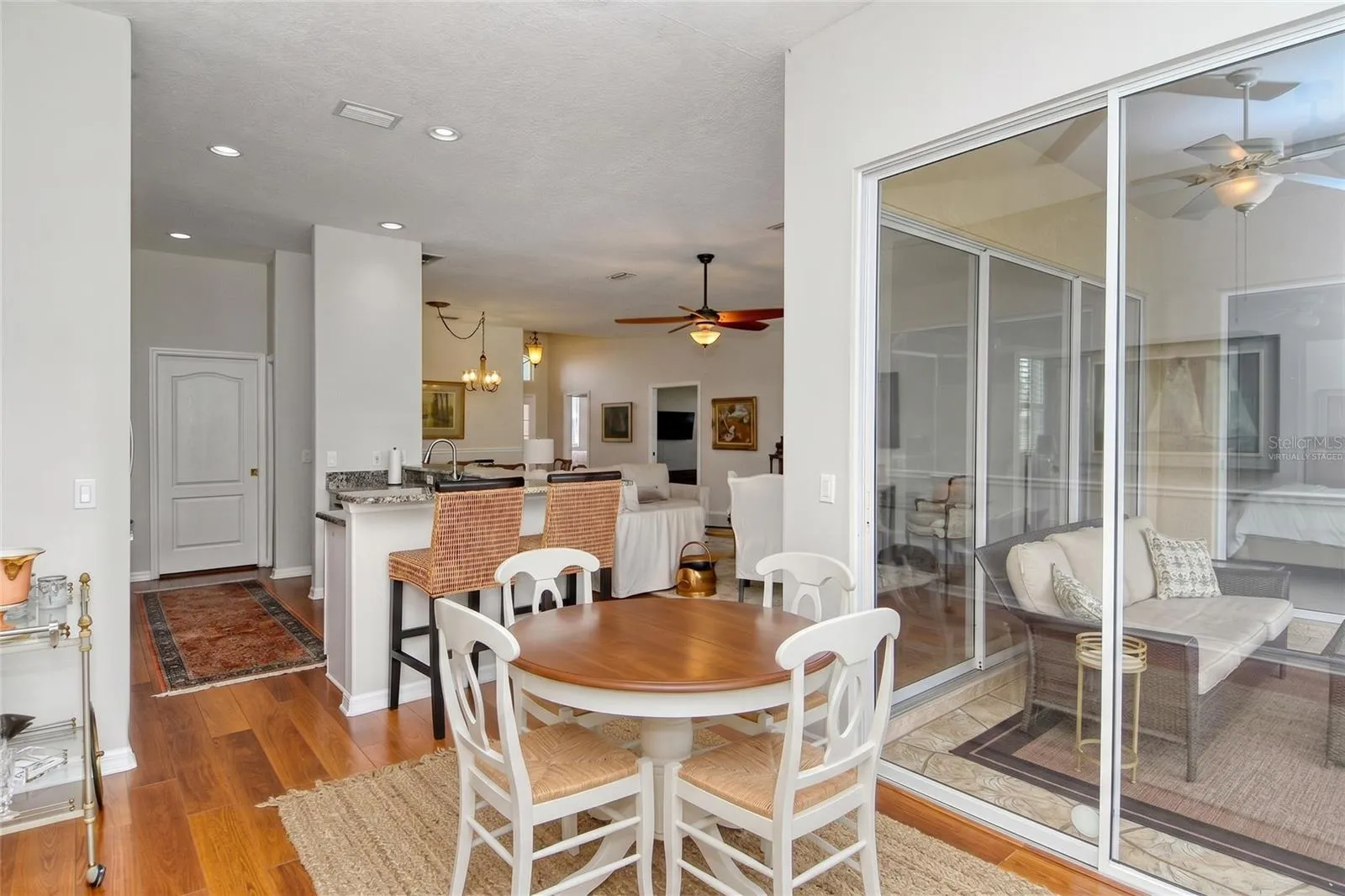 Virtually Staged Breakfast Nook