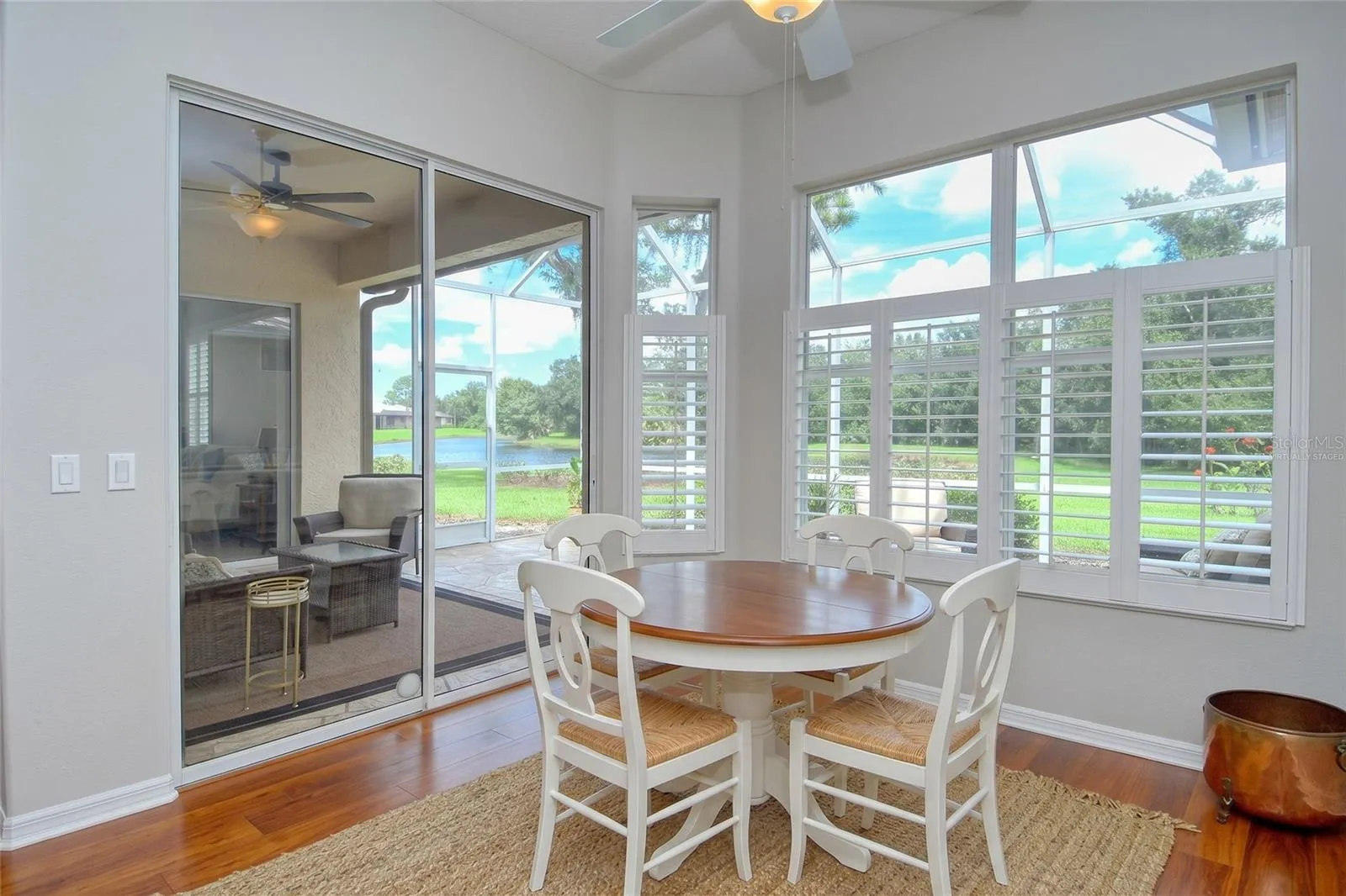Virtually Staged Breakfast Nook