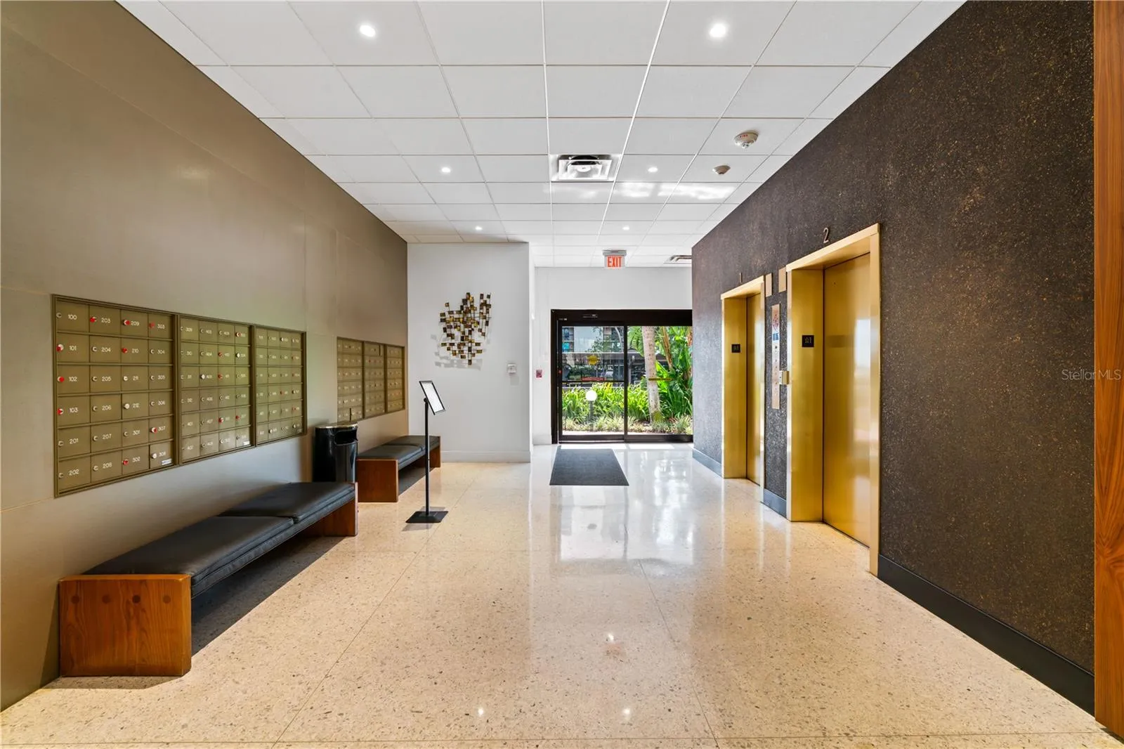 Building Common areas, Mail Boxes and Dual Elevators