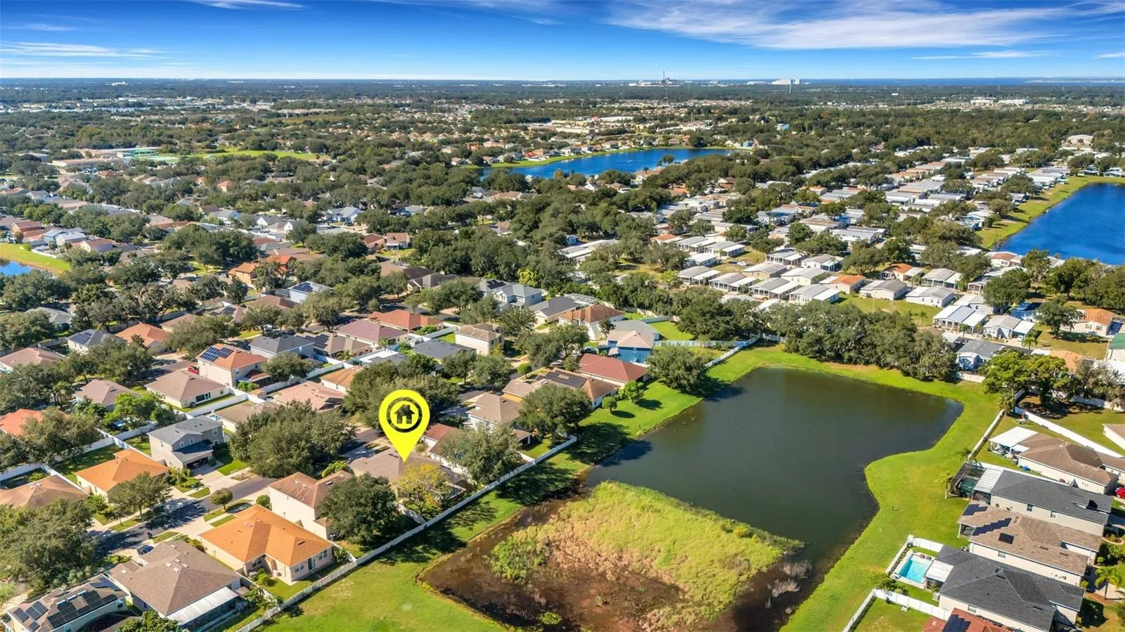Aerial 5 - PScenic Views of Serene Wetlands - No Rear Neighbors!