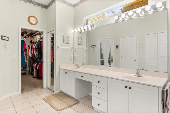 Master Bathroom with Walk In Closet