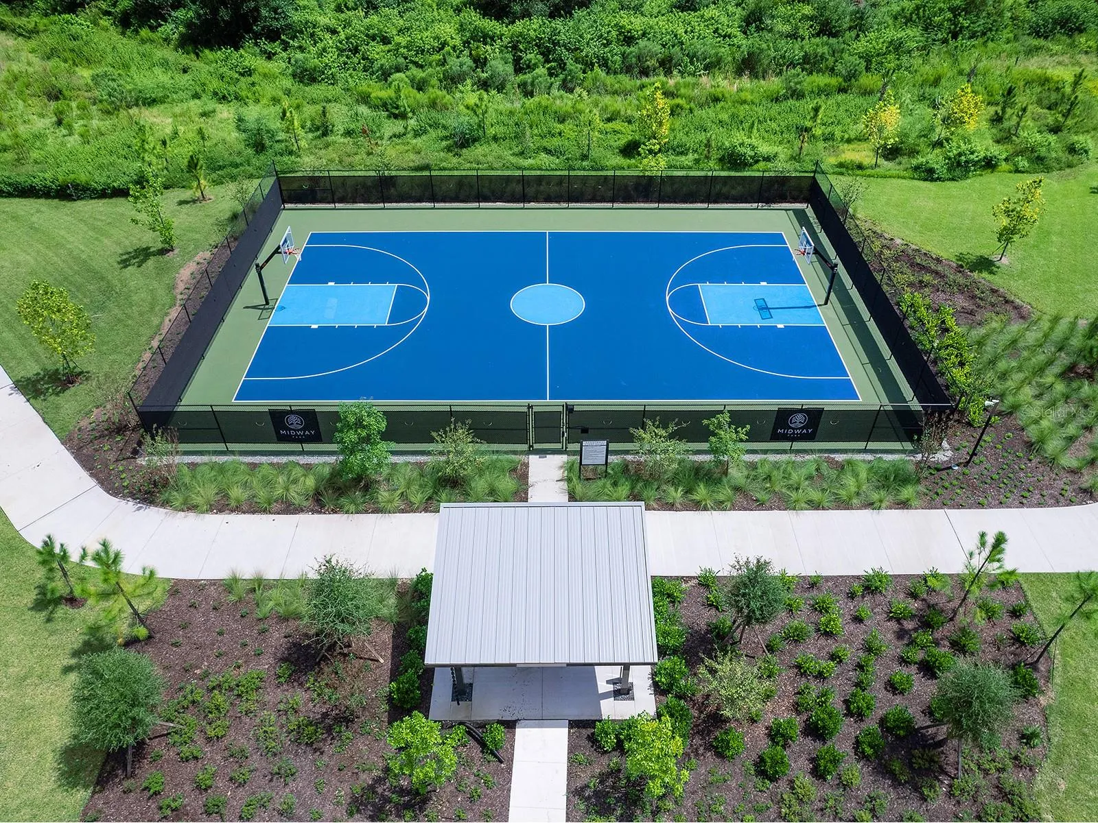 Midway Park basketball court