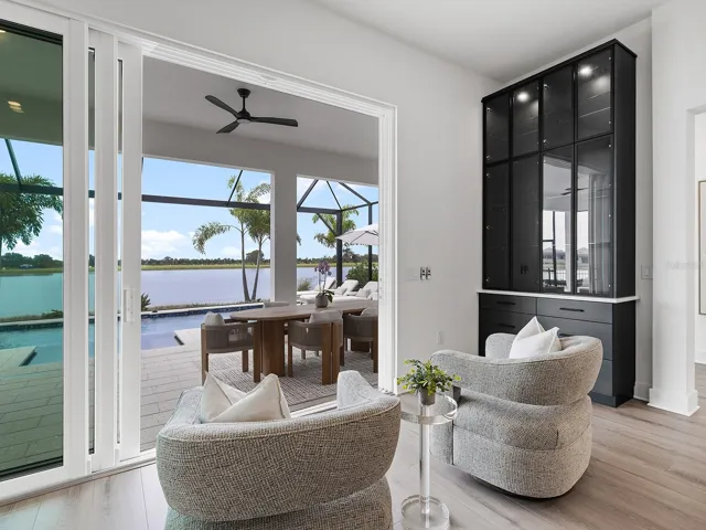Dinette is used as a sitting area