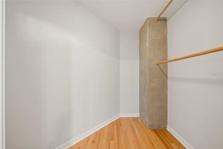 Master walk-in closet