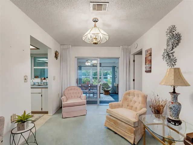 This area could be used as a formal dining area too!