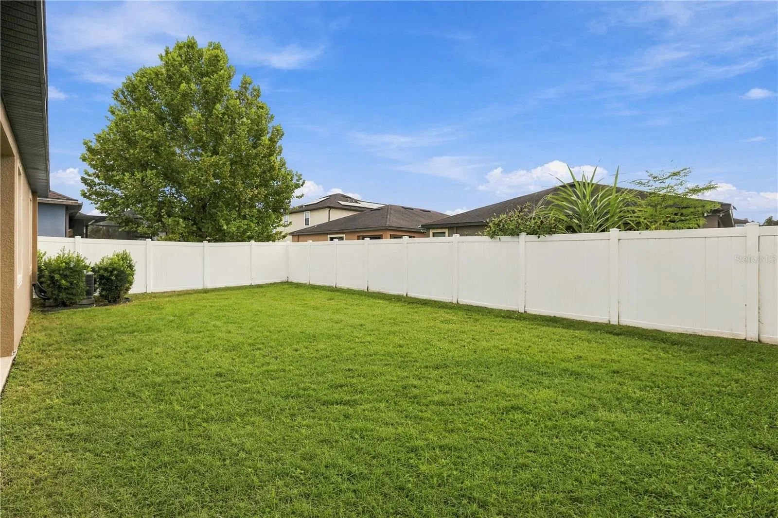 BIG FENCED IN BACKYARD