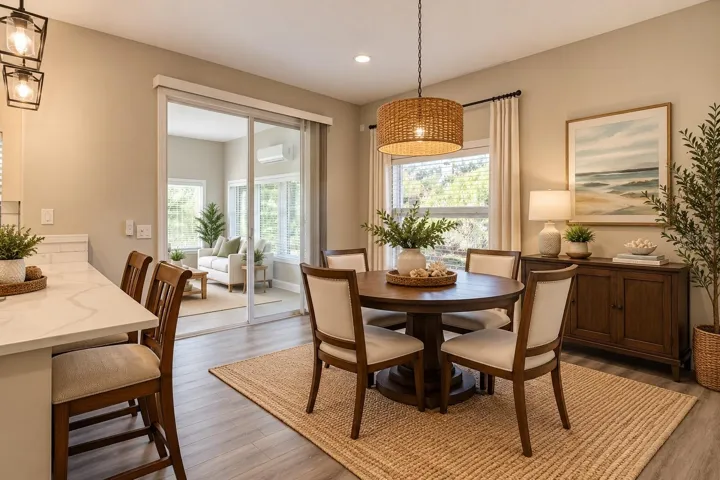 Virtually Staged Eat In Kitchen