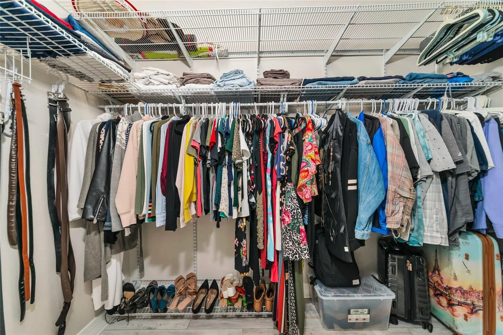 Primary walk in closet