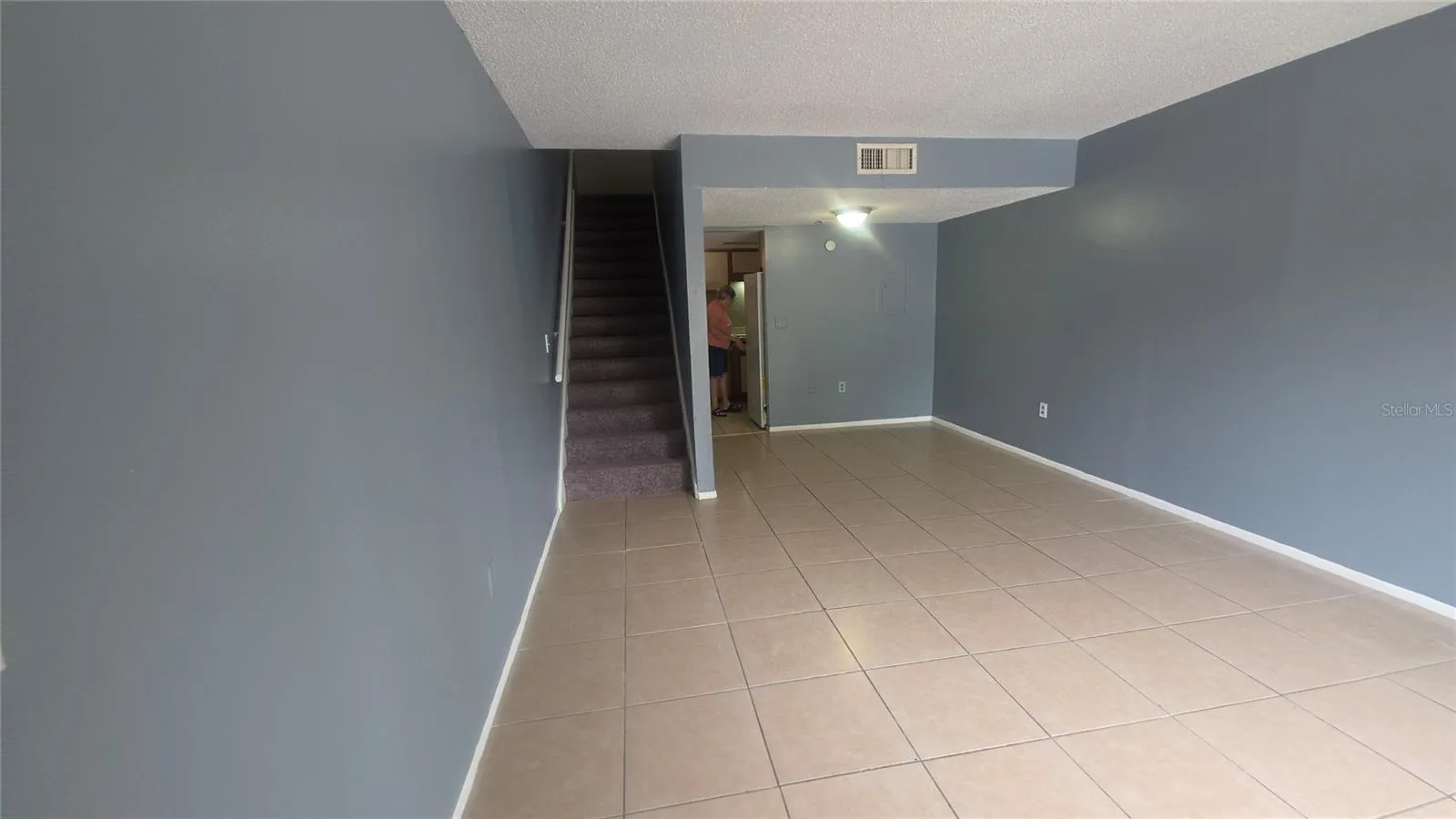 Living/dining combined with kitchen on the back right