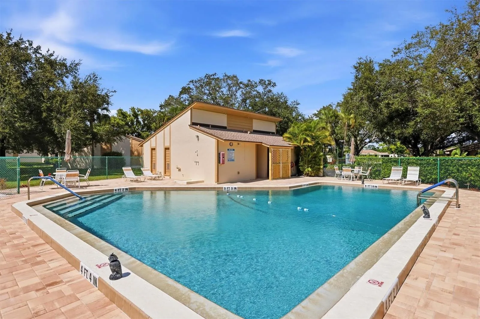 Community Pool/ Men and women's Bathrooms