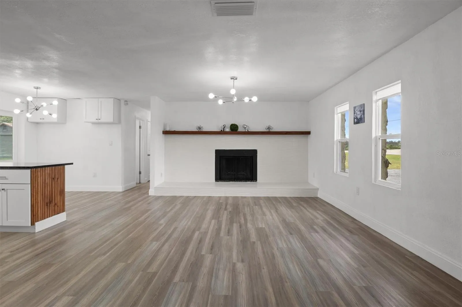 Living Room with fire place