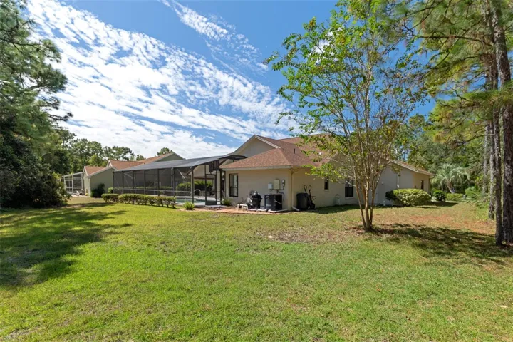 Back yard / back of home