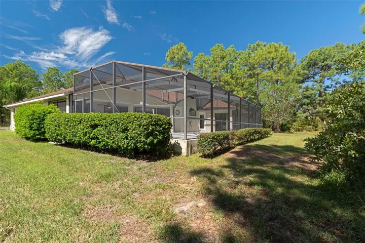 Back yard / back of home