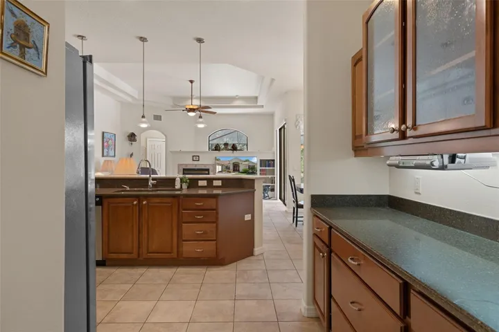 Walking into Kitchen from Formal Dining Room