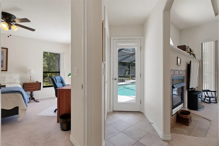 View of pool and Guest Room