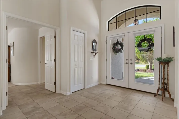 Foyer/Entryway and door to Primary Bedroom