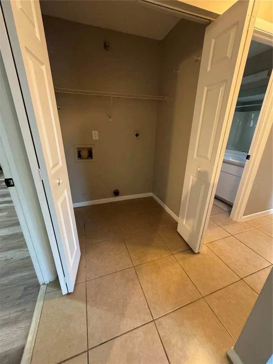 Laundry closet