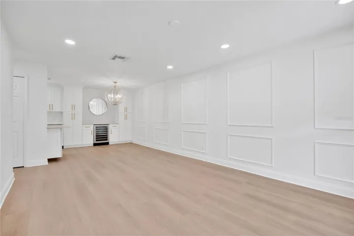 Expensive family room with millwork
