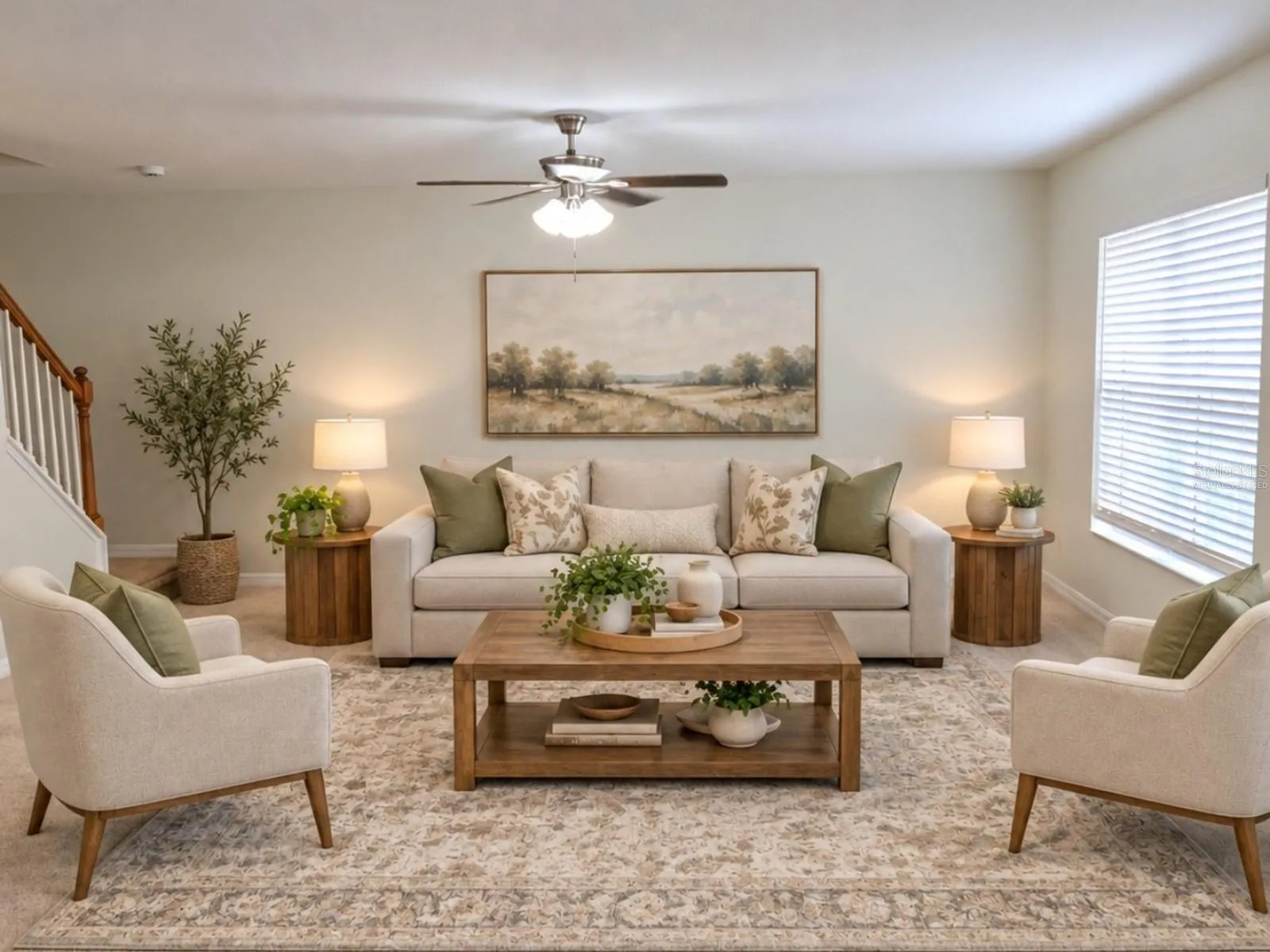 Virtually Staged - Family Room