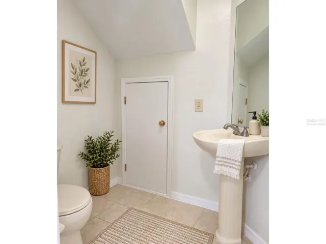 Virtually Staged - Half Bath Downstairs
