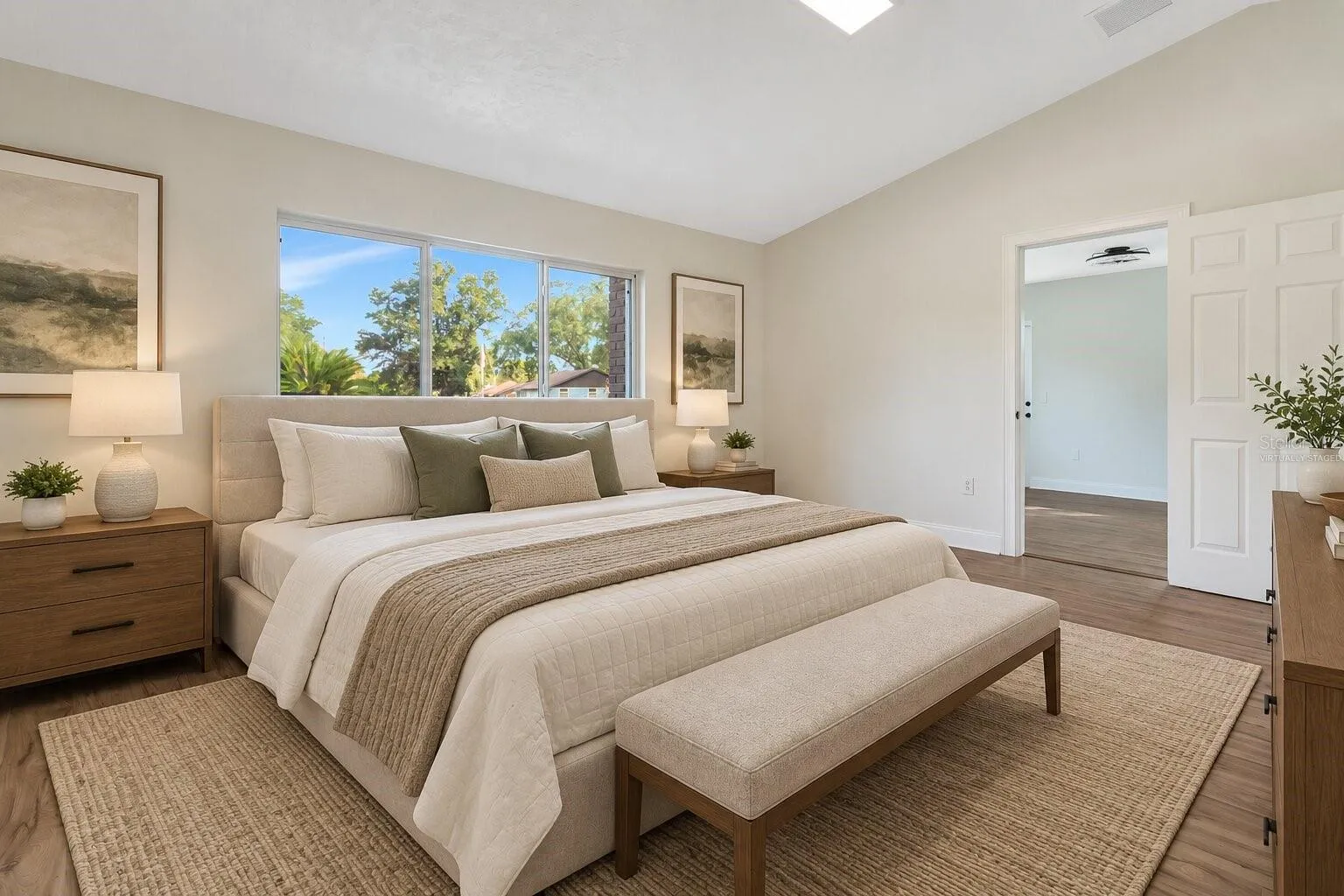 Virtually Staged Bedroom 1
