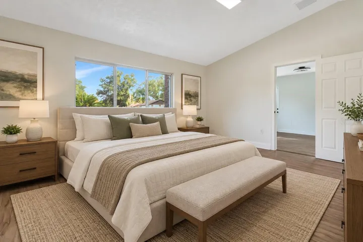 Virtually Staged Bedroom 1