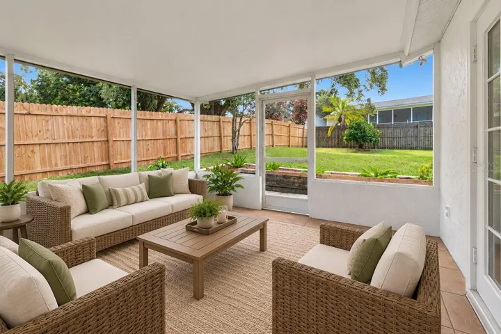 Virtually Staged Lanai