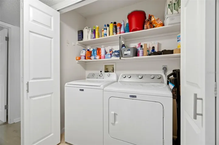 Washer &amp; Dryer Closet