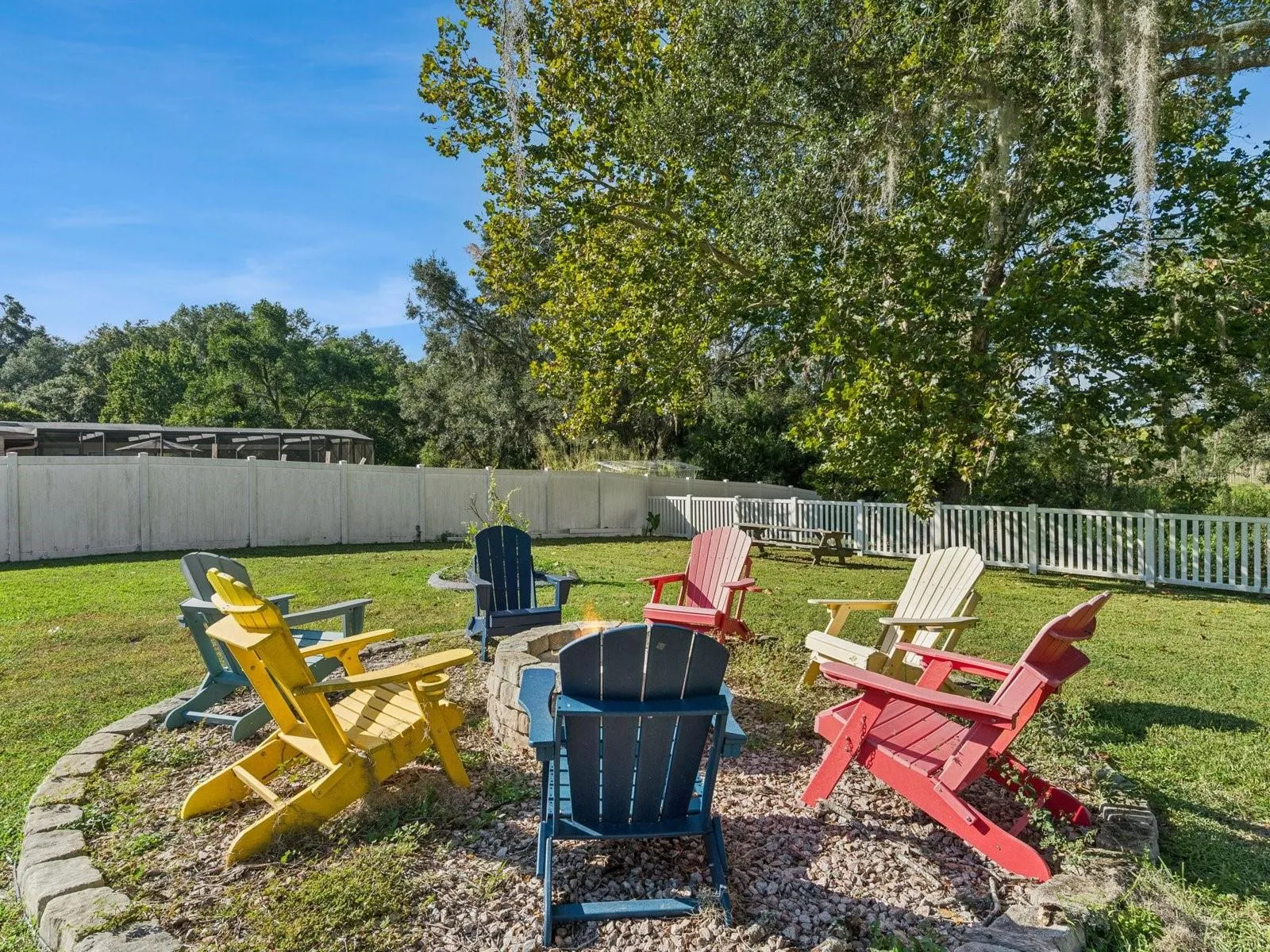 Fire pit gathering area