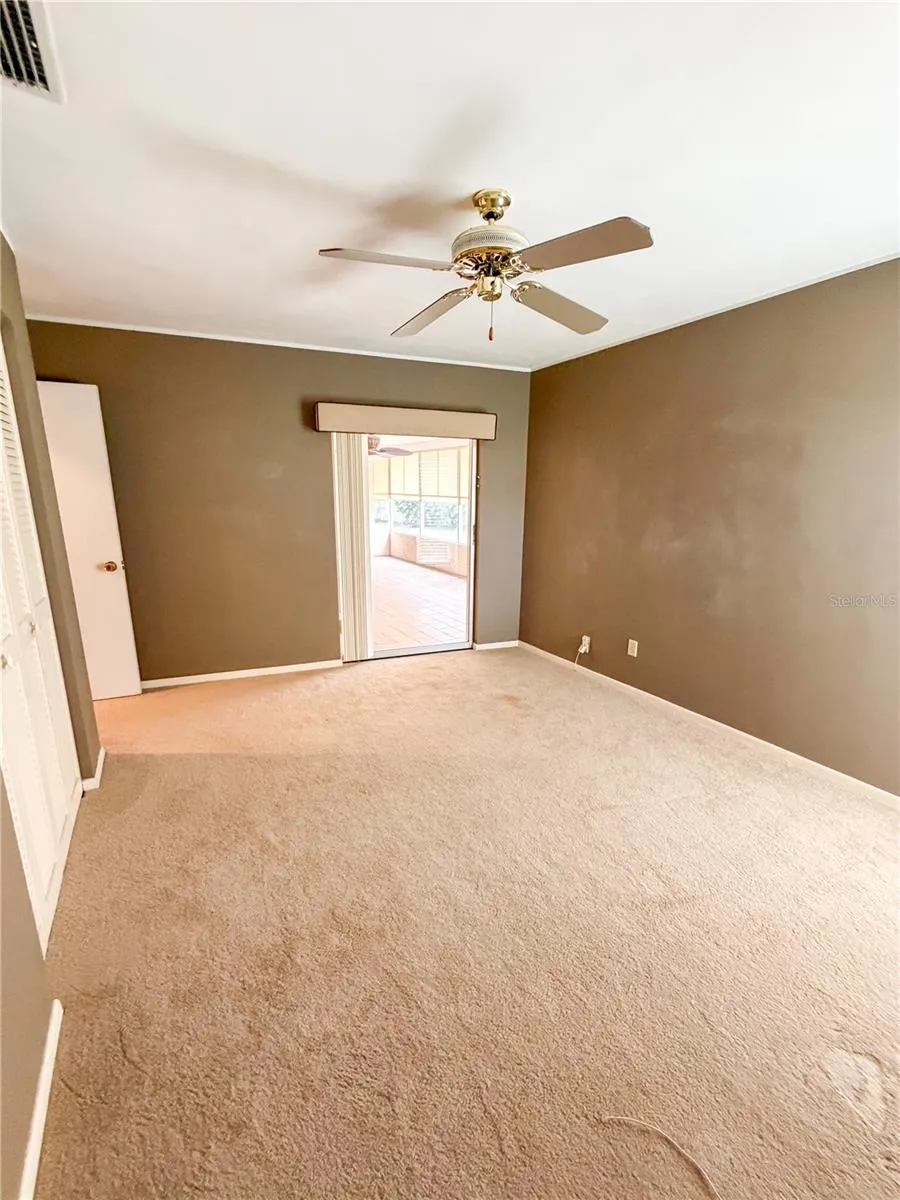 Bedroom 3 with a standard closet.