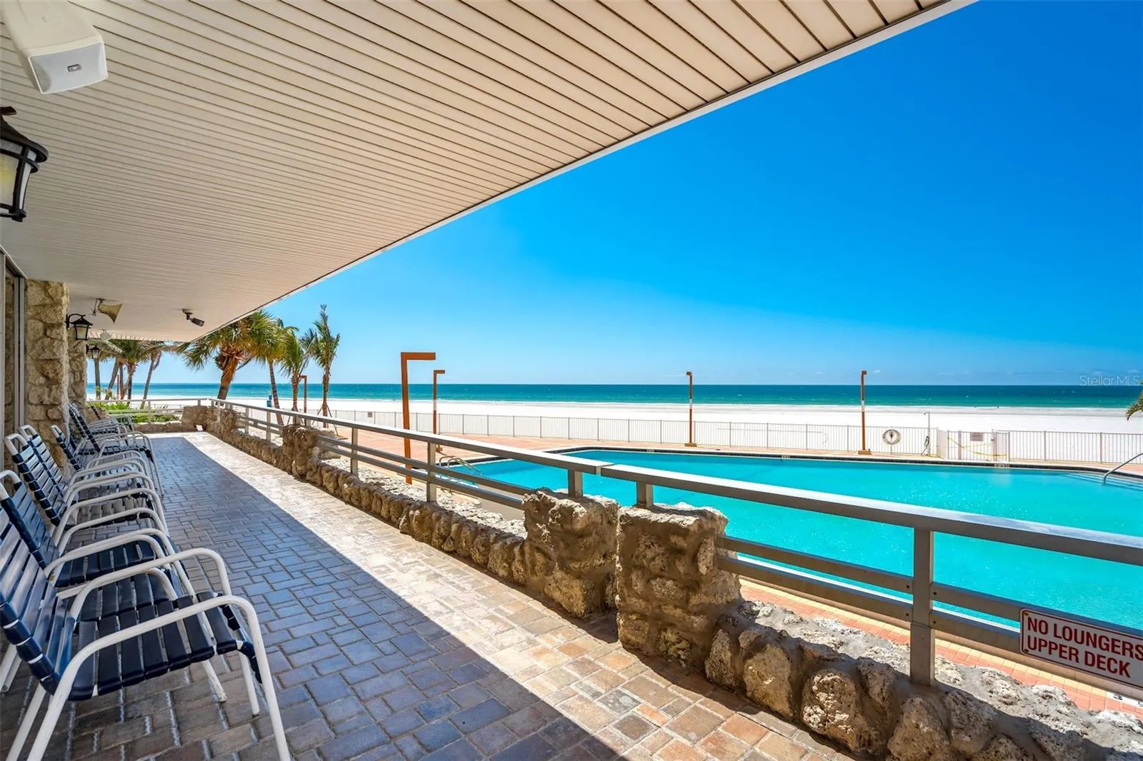 Poolside View