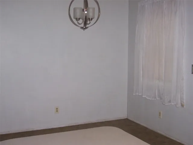 Dining room conveniently located next to the kitchen.