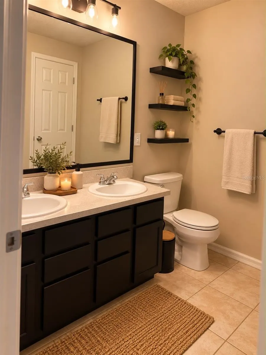 Bathroom 1 Staged