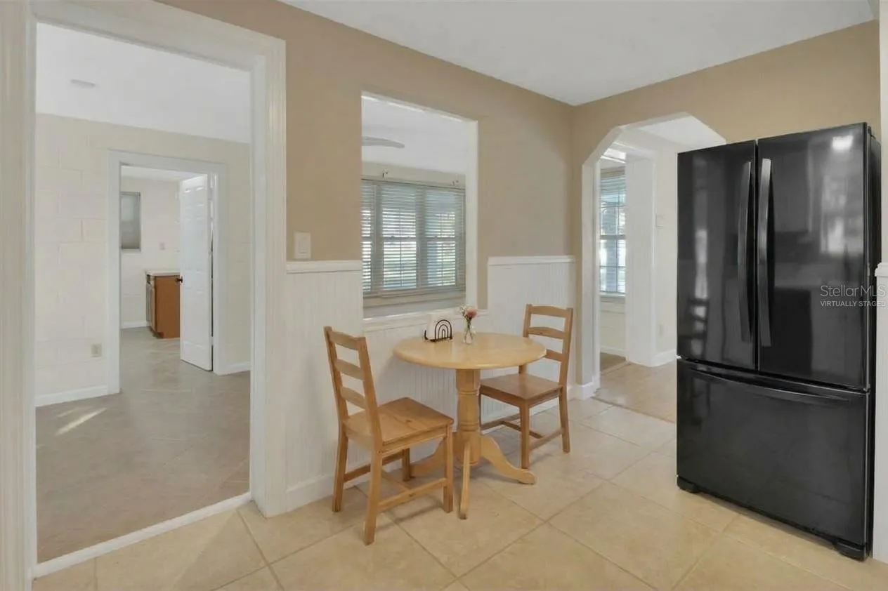 enough space for a small table and chairs