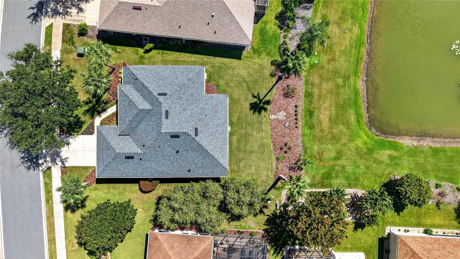 Top arial view of 7887 Crosswinds Way.