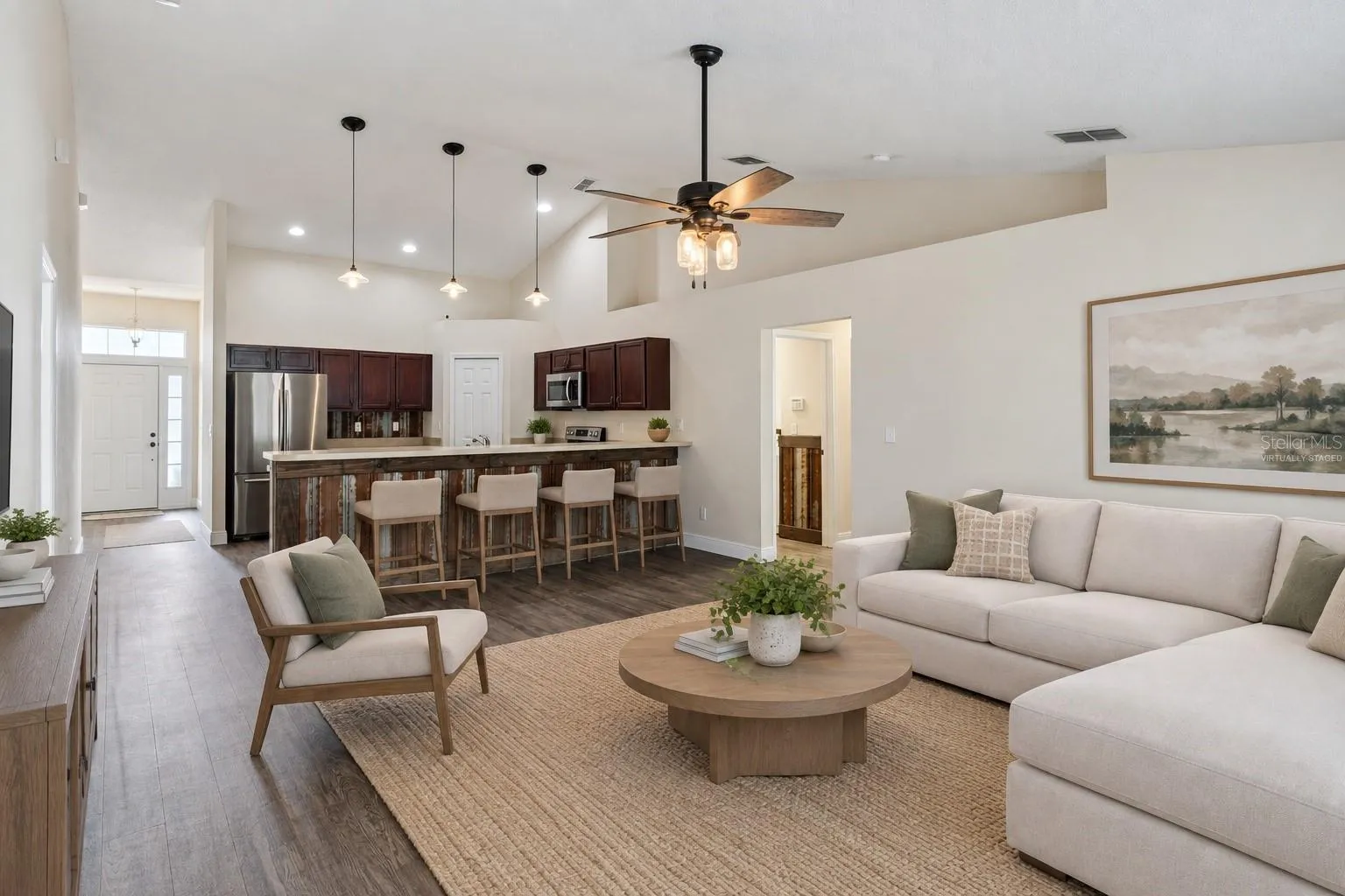 Family Room - Virtually Staged